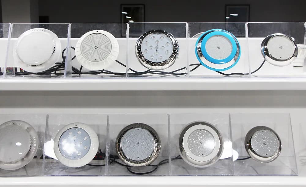 Different LED pool lights