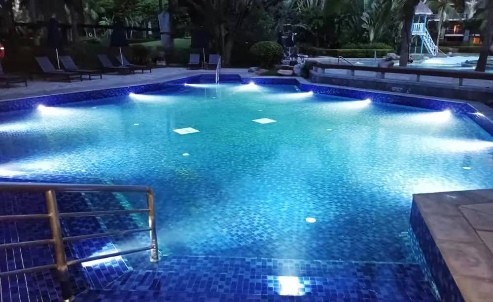 white light pool