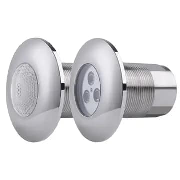 105mm 2 Inch Benang Pria Baja Tahan Karat LED Lampu Bawah Air