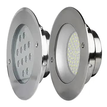 Lampe de piscine encastrée en acier inoxydable 190mm