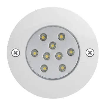 White Plastic Surface Mounted Pool Light