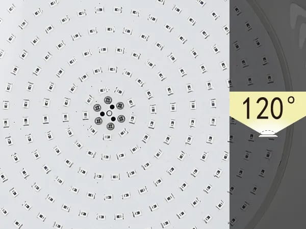 pool light beam angle