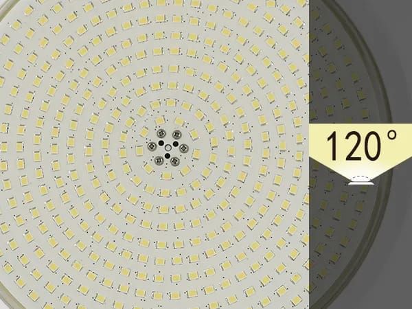 pool light beam angle