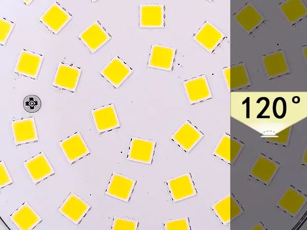 LED underwater light beam angle
