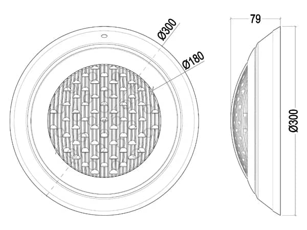 pool light size