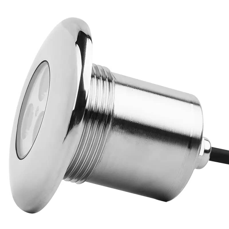 75mm 1.5 Inch Male Thread LED Stainless Steel Underwater Light