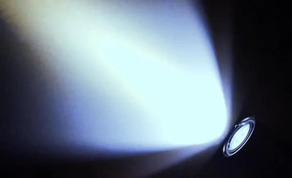 light beam angle