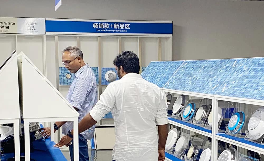 Visit underwater light manufacturing plant
