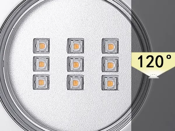 LED underwater light beam angle