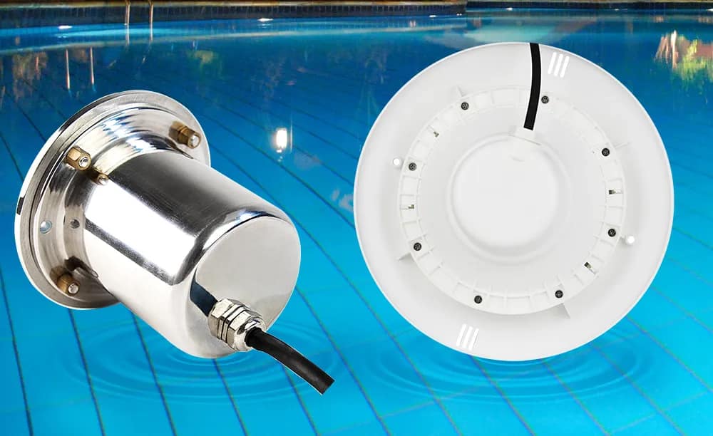 high temperature resistant pool light and ordinary pool light