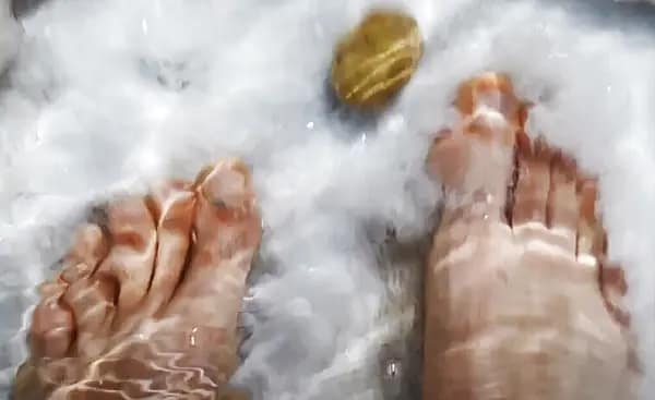Take a hot bath