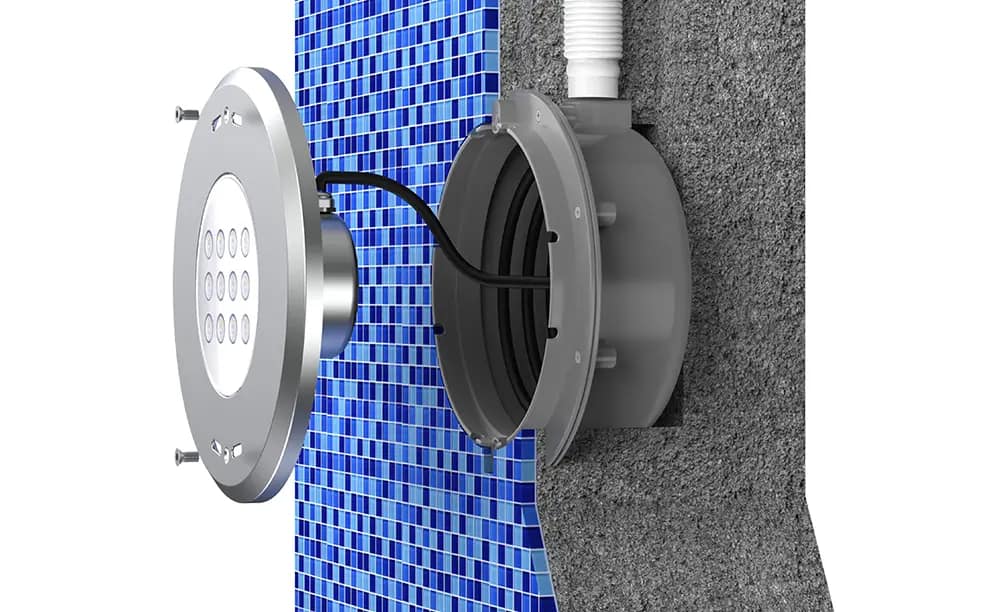 niche pool light installation