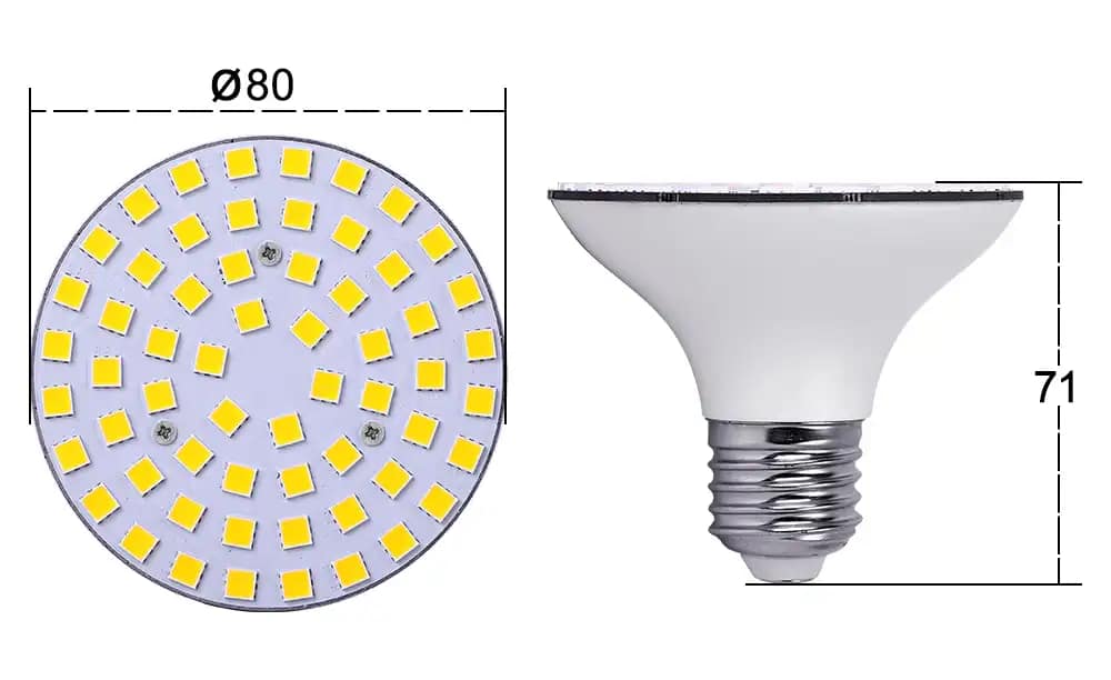 E27 pool light bulb