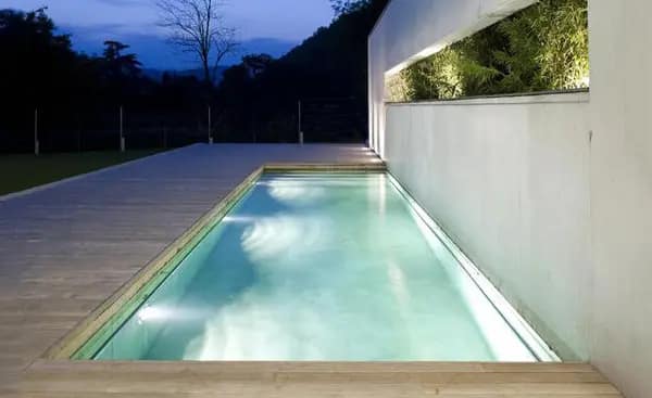 Narrow Pool Lighting